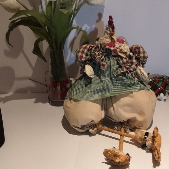 VINTAGE CAROL SUE Stuffed decorative chicken - Picture 1 of 6